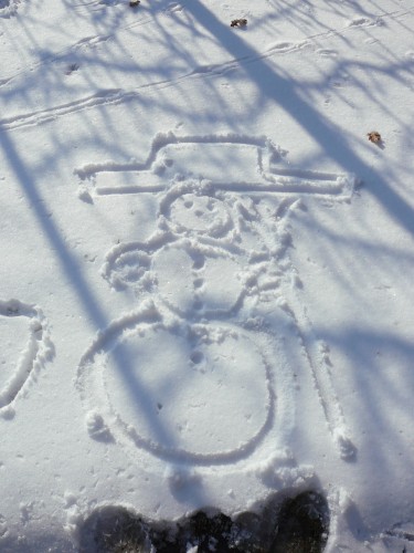 Der (Strich-)Schneemann