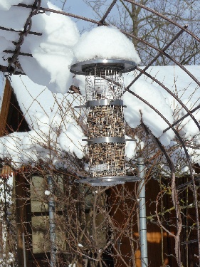 Das Futter unter der Schneehaube